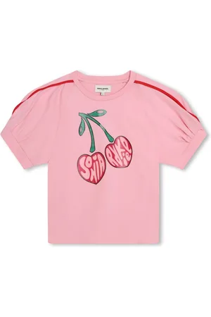 Sonia Rykiel Enfant Cherry logo-print organic cotton T-shirt