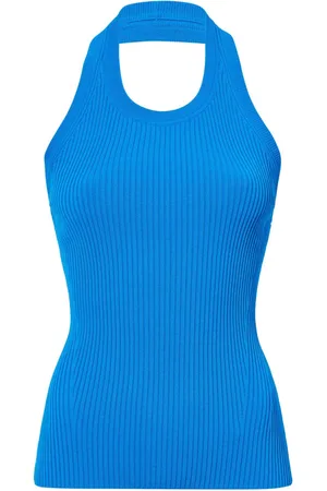 Proenza Schouler Gloria knitted halterneck top