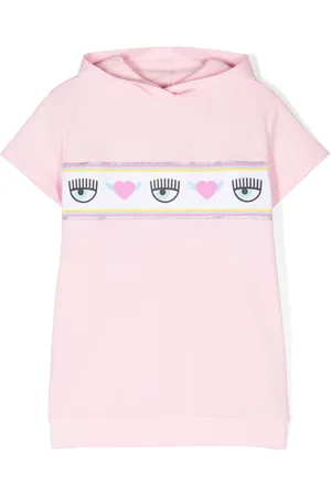 Chiara Ferragni Logomania hooded cotton dress