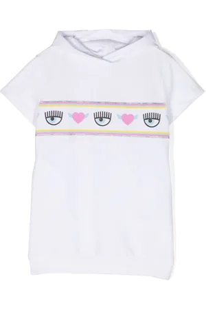 Chiara Ferragni Eyelike-motif hooded dress
