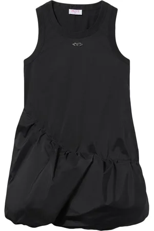 Puccini Logo-plaque taffeta minidress