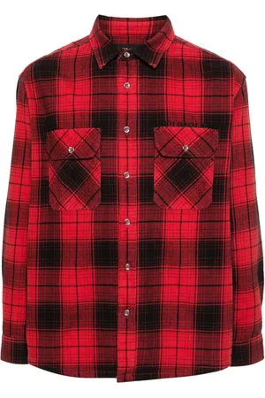 Purple Brand Flannel long-sleeve shirt