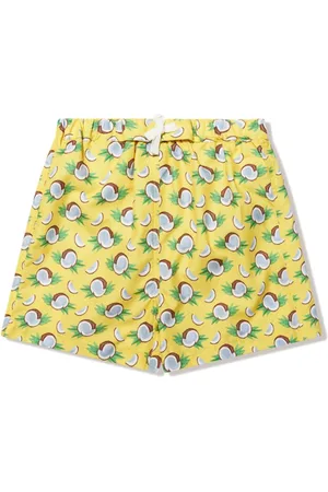 Rachel Riley Coconut-print swim shorts