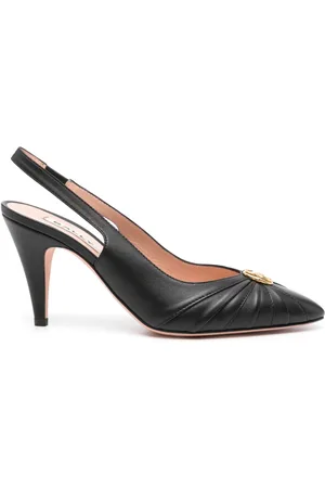 Bally Emblem 80mm leather pumps