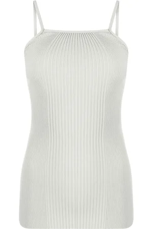 Low Classic Halterneck ribbed tank top