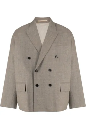 CROQUIS Double-breasted wool blazer