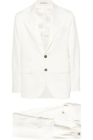Brunello Cucinelli Single-breasted silk suit