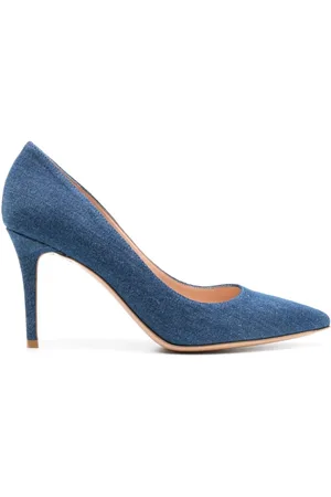 Gianvito Rossi Gianvito 85mm denim pumps