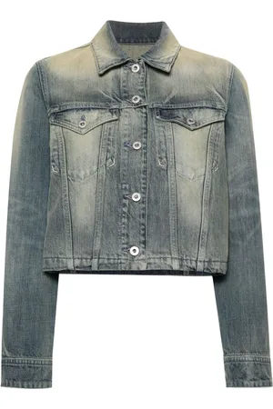 Kenzo Logo-embroidery denim jacket