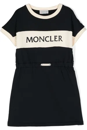 Moncler Logo-embroidered cotton T-shirt dress