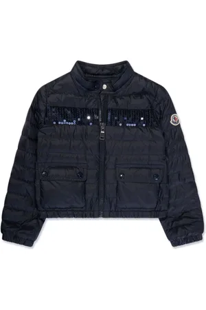 Moncler Logo-appliqué sequin padded jacket