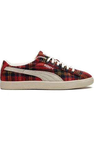 PUMA Suede VTG Harris Tweed "Frosted Ivory/ " sneakers