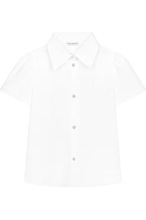 Dolce & Gabbana Logo-appliqué cotton shirt