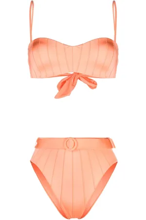 Noire Swimwear High-waist belted bikini set