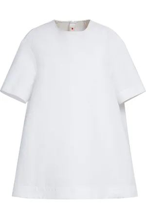 Marni Short-sleeve cotton minidress