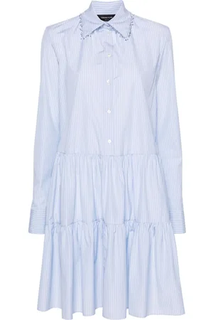 Fabiana Filippi Striped cotton shirtdress