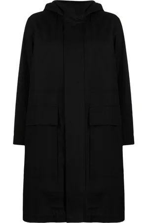 JNBY Hooded cotton trench coat