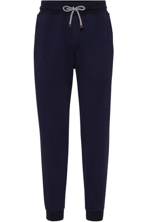 Brunello Cucinelli Tapered cotton track pants