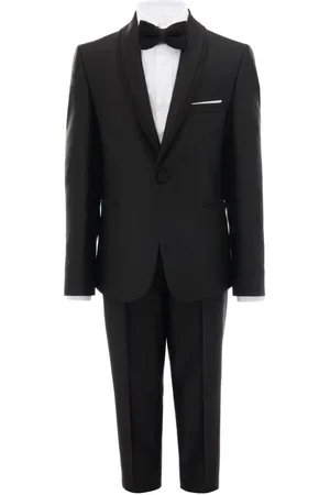 M. Moustache Glitter-trim single-breasted tuxedo