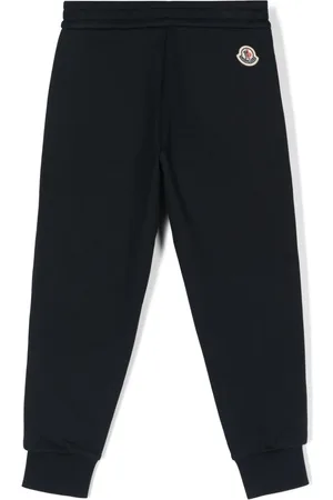Moncler Striped cotton track pants