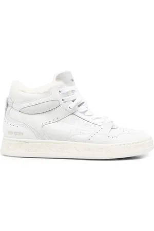 Premiata Mid-Quinn leather sneakers