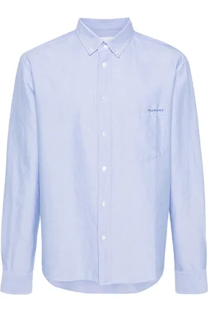 Isabel Marant Jasolo logo-embroidered cotton shirt