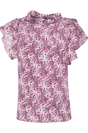 Isabel Marant Valency asymmetric silk blouse