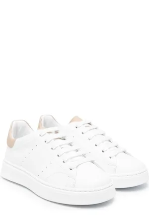 COLORICHIARI Stud-embellished leather sneakers