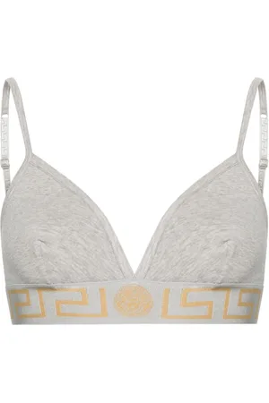 VERSACE Greca-underband triangle bralette