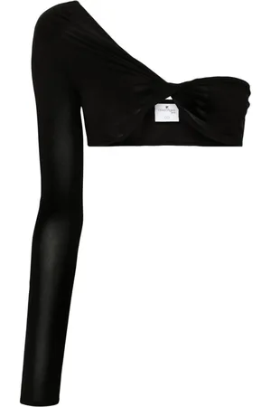 Courrèges Twist-detail one-shoulder top