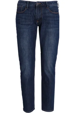 Emporio Armani Washed straight-leg jeans
