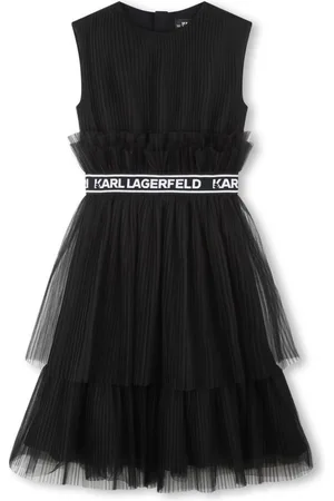Karl Lagerfeld Layered-tulle A-line dress