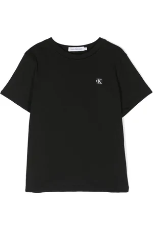Calvin Klein Logo-patch cotton T-shirt