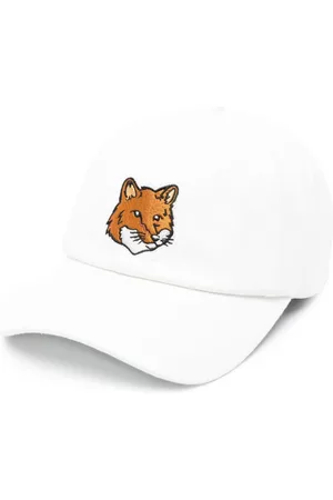 Maison Kitsuné Fox-motif cotton hat