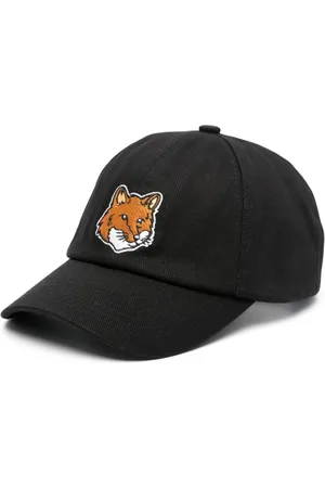 Maison Kitsuné Fox-motif cotton hat
