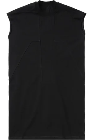 Rick Owens Spintered Tarp cotton tank top