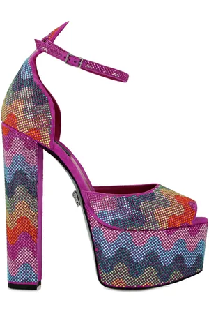 Philipp Plein 120mm crystal-embellished leather pumps