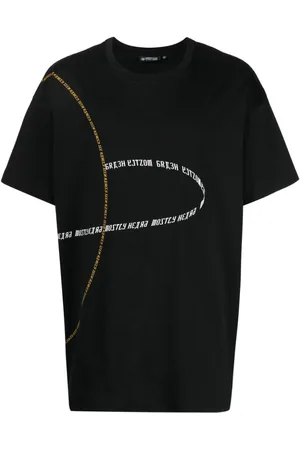 MOSTLY HEARD RARELY SEEN Logo-print cotton T-shirt