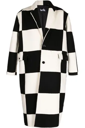 HACULLA Check-pattern wool coat