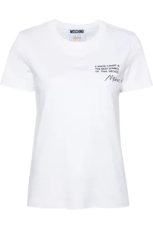 Moschino Logo-print organic cotton T-shirt