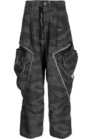 MOSTLY HEARD RARELY SEEN 3D drop-crotch trousers