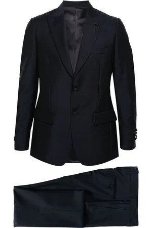 LARDINI Single-breasted wool blend suit