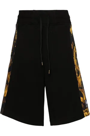 VERSACE Watercolour Couture-print track shorts