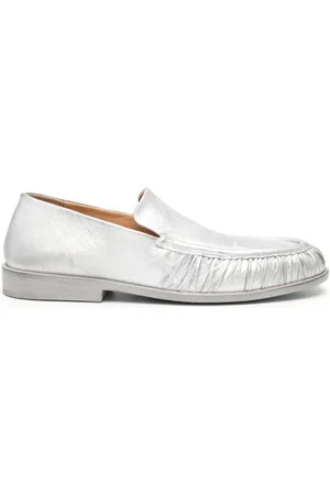 MARSÈLL Ruched-detailing leather loafers
