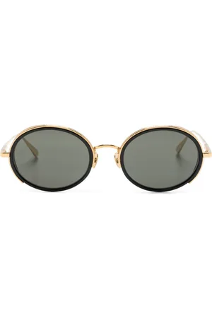Linda Farrow Finn round-frame sunglasses