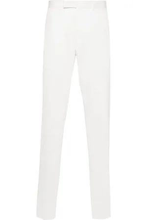 Ermenegildo Zegna Twill stretch-cotton trousers
