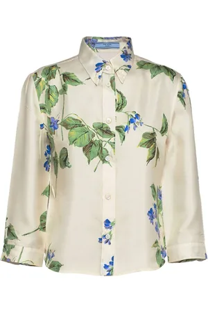 Prada Floral-print silk shirt