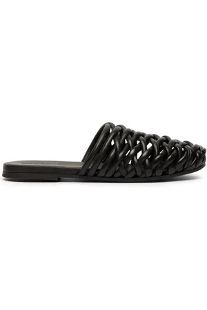 MARSÈLL Steccoblocco woven leather mules