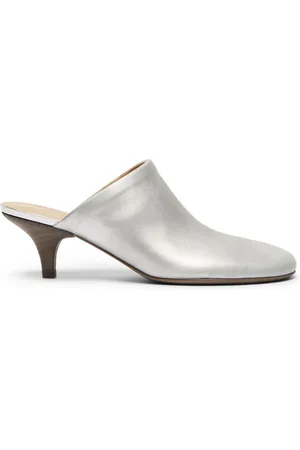 MARSÈLL 45mm Spilla laminated leather mules