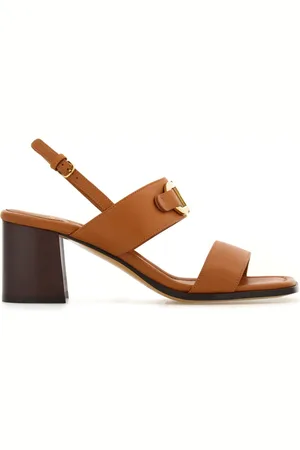 Salvatore Ferragamo 55mm Gancini-buckle leather sandals